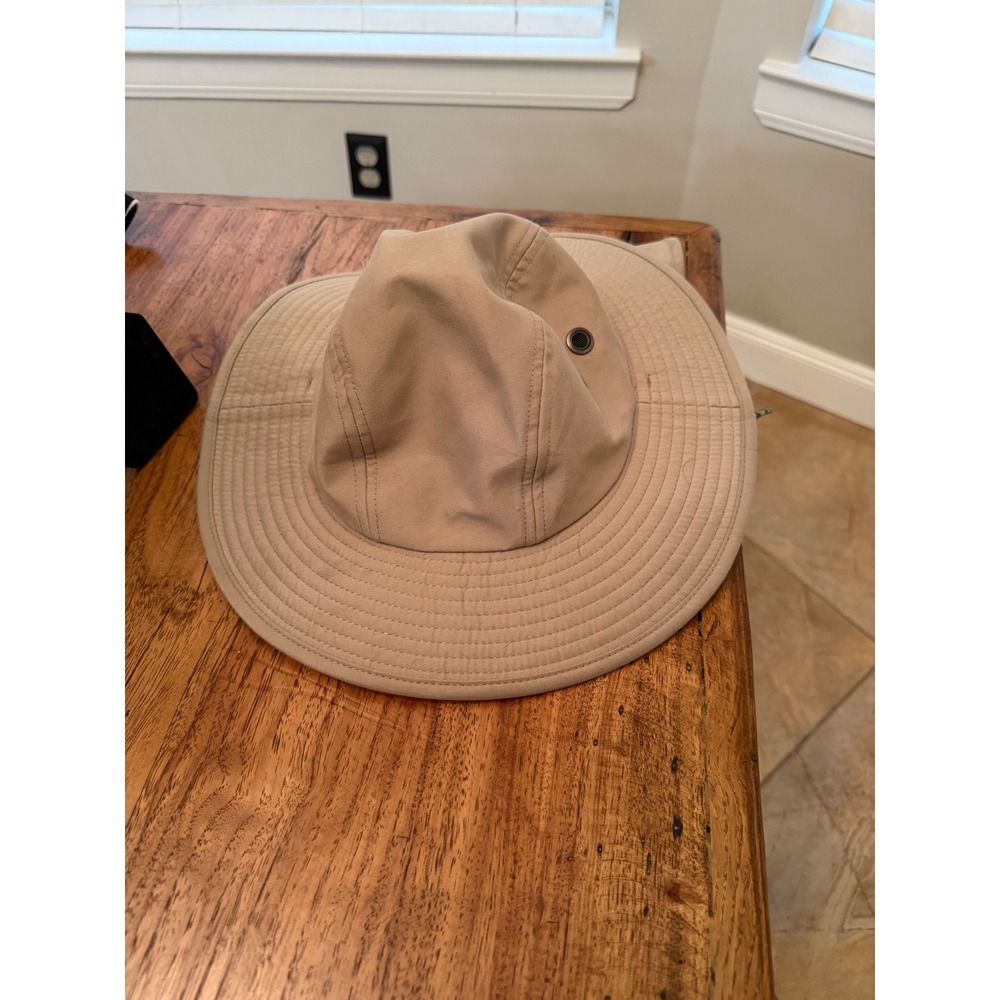 Swiss Tech Tan Performance Sun Hat with Neck Flap Boonie Hiking Fishing Hat S M